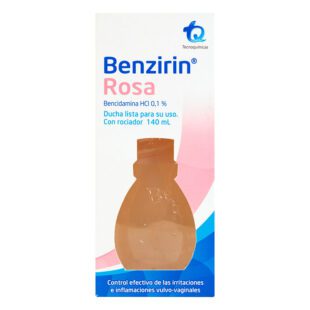 Benzirin Rosa Ducha Vaginal Rociador 140 Ml