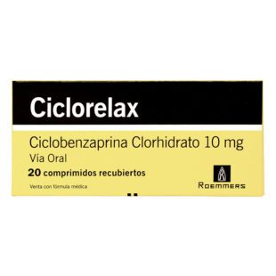 Ciclorelax 10 Mg 20 Comprimidos (3%+)(Pae)