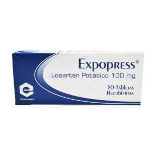 Expopress Losartan Pot.100 Mg 30 Tabletas Ex