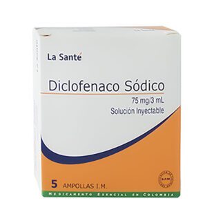 Diclofenaco 75 Mg 5 Ampollas Ls