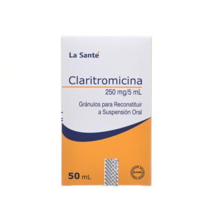 Claritromicina 250 Mg Suspensión 50 Ml Ls
