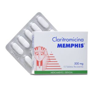 Claritromicina 500 Mg 10 Tabletas Mp