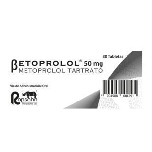 Betoprolol 50 Mg 30 Tabletas (M)12180