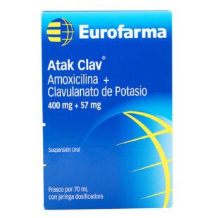 Atak Clav 400/57 Mg Frasco X 70 Ml